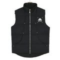 Moose Knuckles Metal Logo Studded Down Puffer Vest