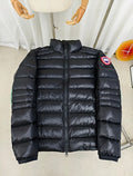 Canada Goose Crofton Black Stand-Collar Down Jacket