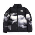 The North Face 1992 Unisex Black Cloud-Print Puffer Jacket