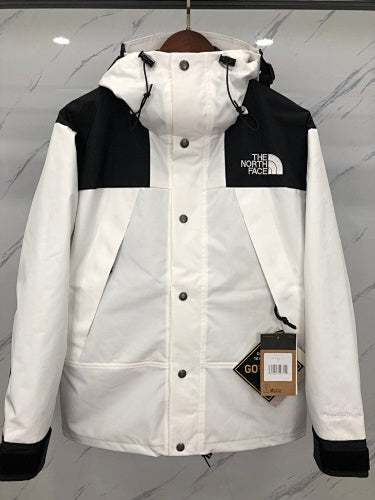 The North Face 1990 White and Black Hooded Jacket