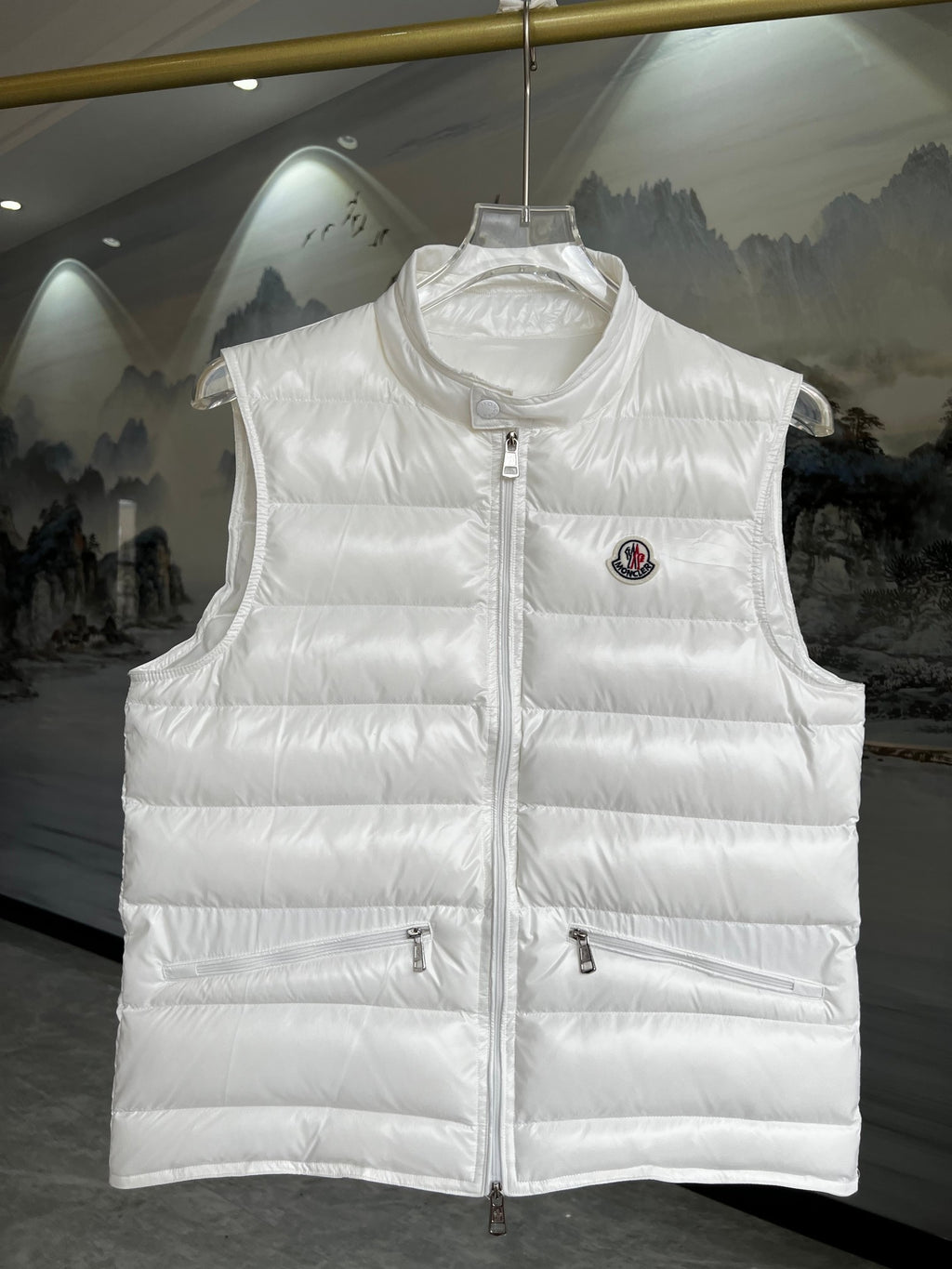 Moncler Asymmetric Zip-Front Vest