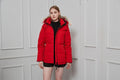 Canada Goose Hooded Puffer Jacket - Red