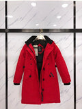 Canada Goose Long Hooded Parka - Red