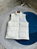 Canada Goose Quilted Puffer Vest in White