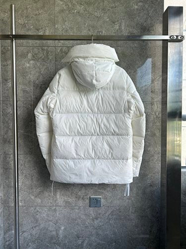 Canada Goose Hooded Puffer Parka in White