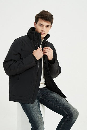 Canada Goose Stand-Collar Jacket - Black